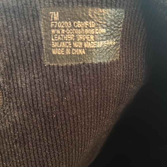 🆕BORN🍁Black LEATHER🖤Riding BOOTS Back Zipper 2” Heel Size 7M⭐️NEW with Tags - Picture 9 of 13